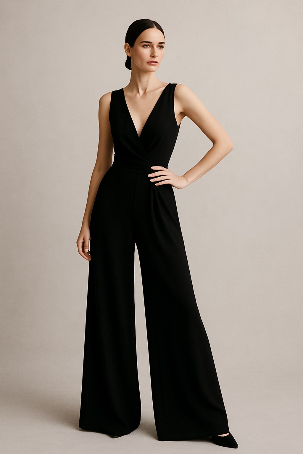 Watters Wide-Leg Formal Jumpsuit