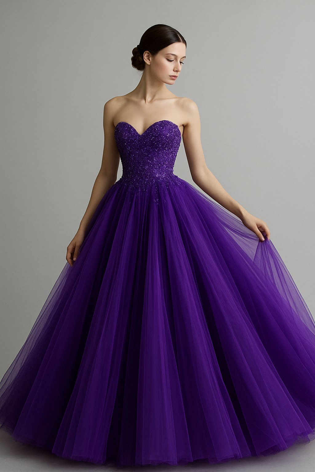 Jovani Crystal Pageant Ball Gown