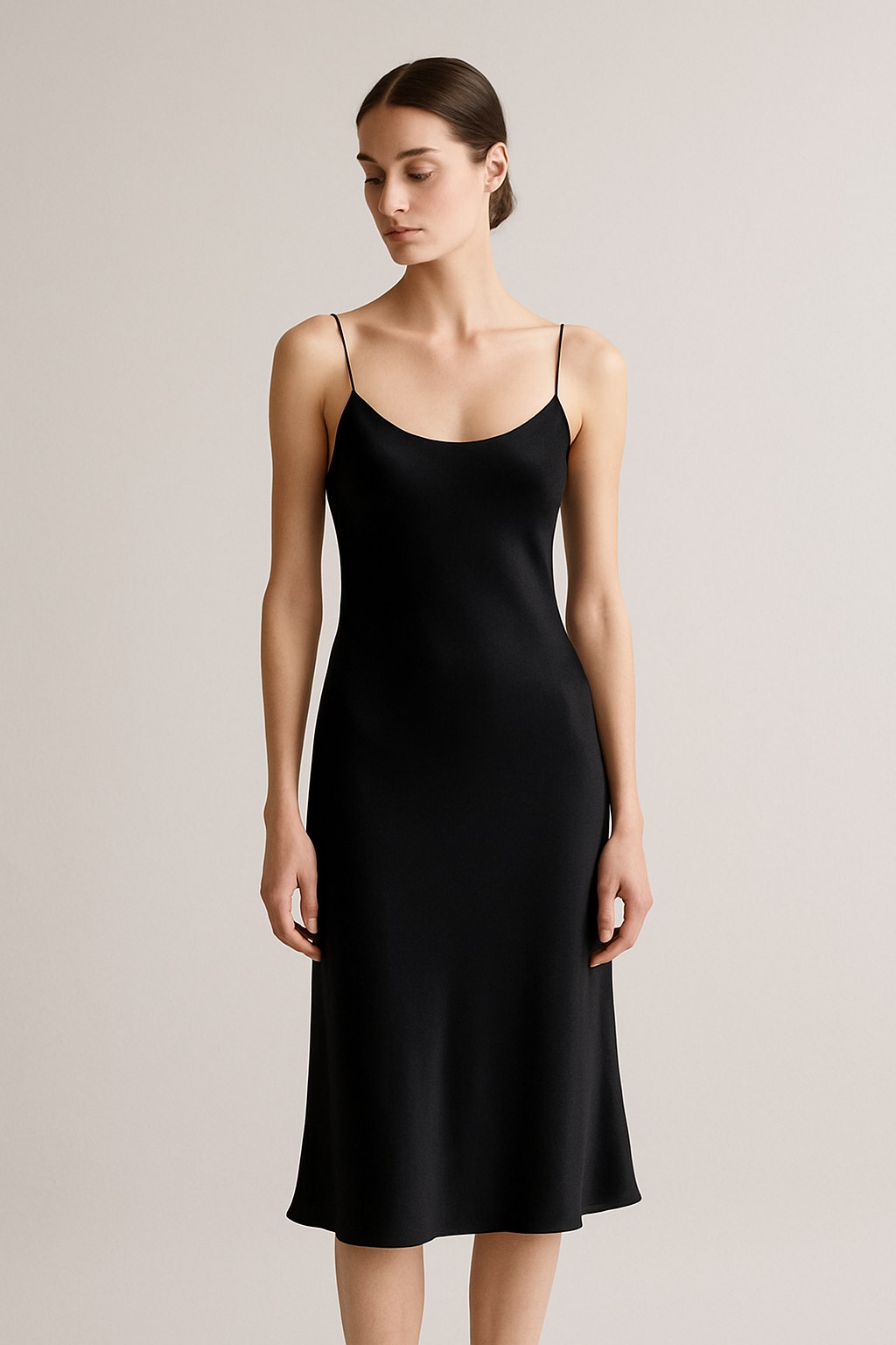 Chloé Black Slip Cocktail Dress